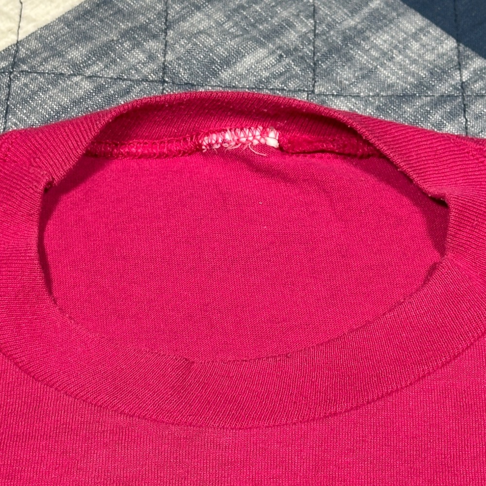 Vintage 1992 Bud Light Twilight Lighthouse Run T Shirt Pink - Picture 7 of 7